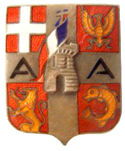 Coat of arms (crest) of the Army of the Alps, French Army