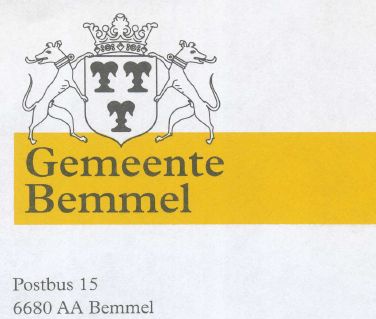 Wapen van Bemmel/Arms of Bemmel