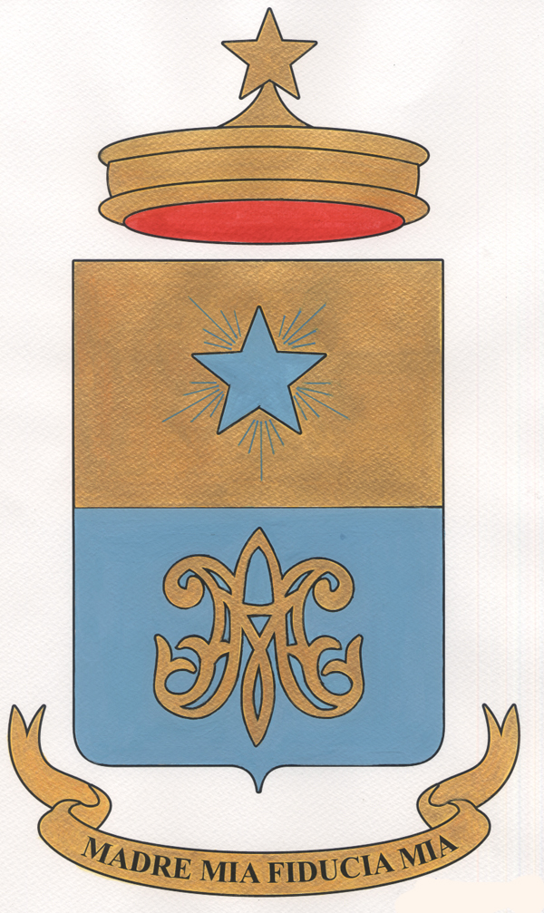 Arms of Female Lay Association "The Auxiliaries of Our Lady"