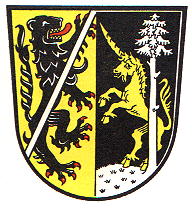 Wappen von Höchstadt an der Aisch (kreis)/Arms (crest) of Höchstadt an der Aisch (kreis)