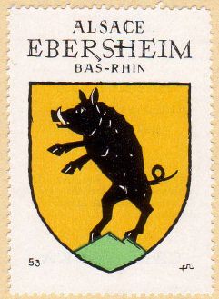 Blason de Ebersheim (Bas-Rhin)