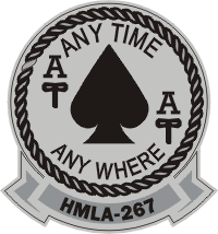 Coat of arms (crest) of the HMLA-267 Stingers, USMC