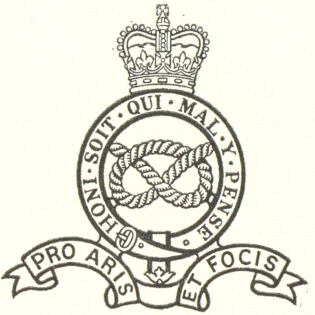 Coat of arms (crest) of the Staffordshire Yeomanry (Queen's Own Royal Regiment), British Army