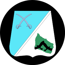 Emblem (crest) of the 2nd Light Reconnaissance Squadron, III Reconnaissance Battalion, The Guards Hussar Regiment, Danish Army