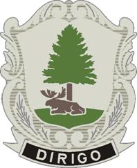 Coat of arms (crest) of Maine State Area Command, Maine Army National Guard