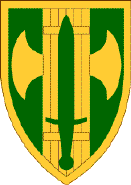 Coat of arms (crest) of 18th Military Police Brigade, US Army