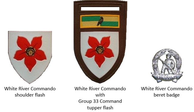 Coat of arms (crest) of the White River Commando, South African Army