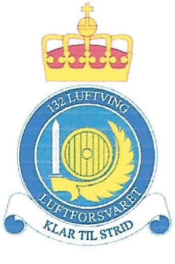 Coat of arms (crest) of the 132nd Air Wing, Norwegian Air Force