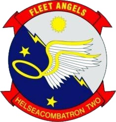 Coat of arms (crest) of the Helicopter Sea Combat Squadron 2 (HSC) Fleet Angels, US Navy