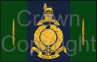 Coat of arms (crest) of Headquarters 3 Commando Brigade, RM