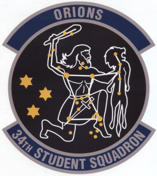 File:34th Student Squadron, US Air Force.png