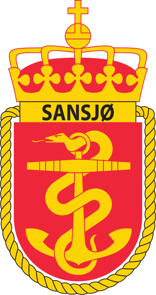 Coat of arms (crest) of the Naval Medical Service, Norwegian Navy