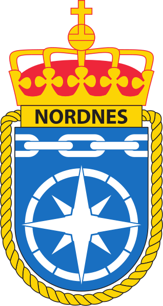 Coat of arms (crest) of the Training and School Vessel KNM Nordnes, Norwegian Navy
