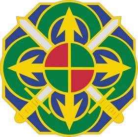 Arms of 601st Military Police Battalion, US Army