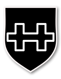 Coat of arms (crest) of the 30th Grenadier Division of the Waffen-SS (Russian No 2)