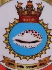 Coat of arms (crest) of the INS Kavaratti, Indian Navy