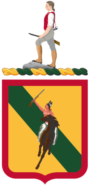 Coat of arms (crest) of the 312th Cavalry Regiment, US Army