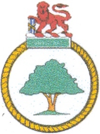 Coat of arms (crest) of the SAS Vrystaat, South African Navy