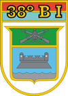 Coat of arms (crest) of the 38th Infantry Battalion, Brazilian Army