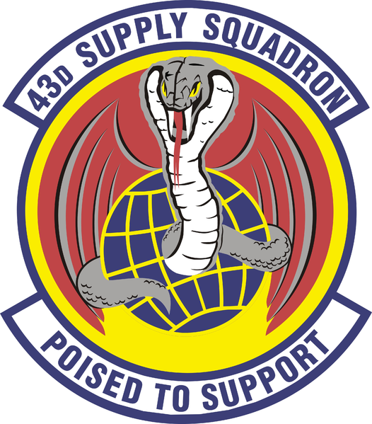 File:43rd Supply Squadron, US Air Force.png