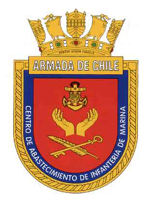 Coat of arms (crest) of the Marine Infantry Supply Centre, Chilean Navy