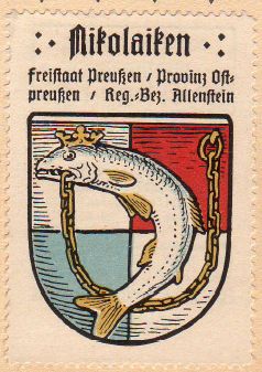 Arms of Mikołajki