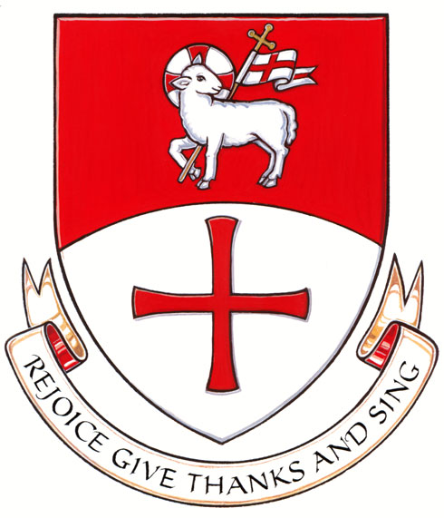Arms (crest) of Parish of St. John Baptist (Dixie), Mississauga