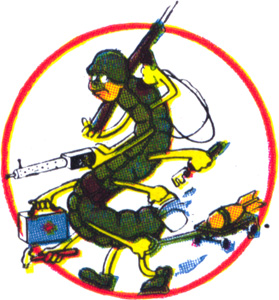 Coat of arms (crest) of the 69th Airdrome Squadron, USAAF