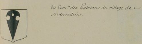 Blason de Niederrœdern/Coat of arms (crest) of {{PAGENAME