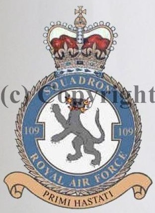 Coat of arms (crest) of the No 109 Squadron, Royal Air Force