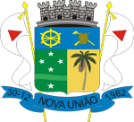 Arms (crest) of Nova União (Minas Gerais)