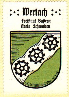 Wappen von Wertach/Coat of arms (crest) of Wertach