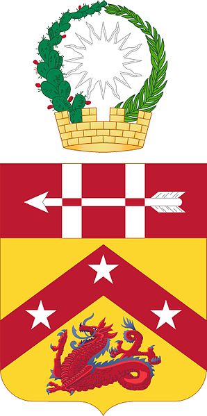 Coat of arms (crest) of 3rd Air Defense Artillery Regiment, US Army