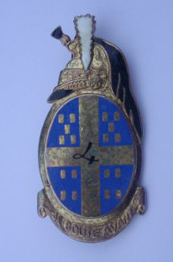 Coat of arms (crest) of 4th Dragoons Regiment, French Army