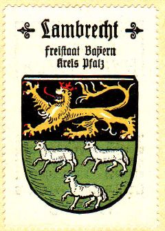 Wappen von Lambrecht (Pfalz)/Coat of arms (crest) of Lambrecht (Pfalz)