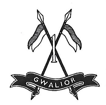 Coat of arms (crest) of the 1st Jayaji Gwalior Lancers, Gwalior
