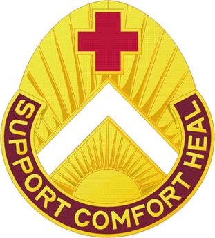 Coat of arms (crest) of the 352nd Combat Support Hospital, US Army