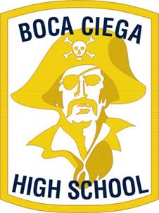 Arms of Boca Ciega High School Junior Reserve Officer Training Corps, US Army