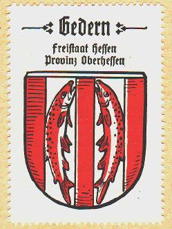 Wappen von Gedern/Coat of arms (crest) of Gedern