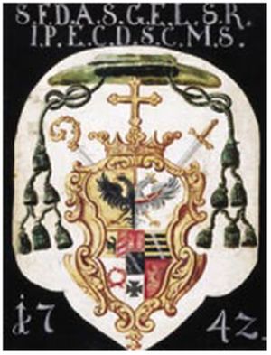 Arms of Siegmund Felix von Schrattenbach
