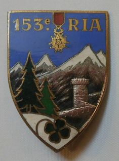 Coat of arms (crest) of the 153rd Alpine Infantry Regiment, French Army