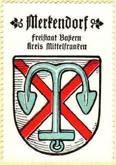 Wappen von Merkendorf (Mittelfranken)/Coat of arms (crest) of Merkendorf (Mittelfranken)
