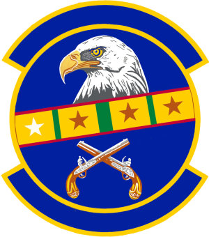 Coat of arms (crest) of the 633rd Security Forces Squadron, US Air Force