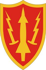 Coat of arms (crest) of Army Air Defense Command, US Army
