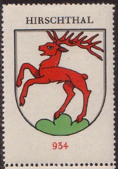Wappen von/Blason de Hirschthal (Aargau)