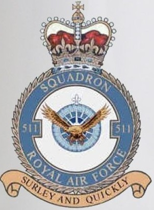Coat of arms (crest) of the No 511 Squadron, Royal Air Force
