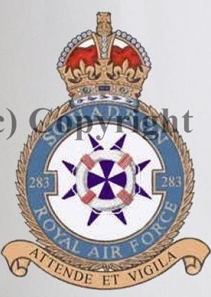 Coat of arms (crest) of the No 283 Squadron, Royal Air Force