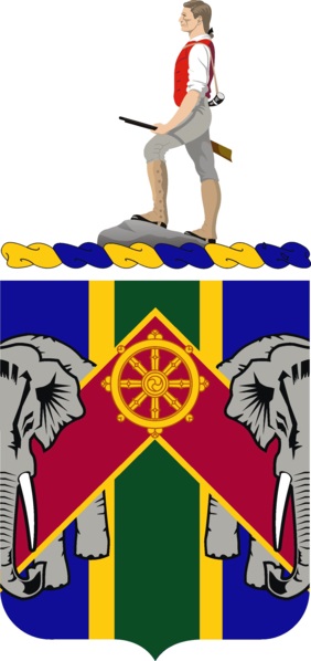 Coat of arms (crest) of 159th Military Police Battalion, US Army