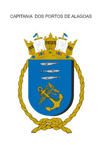 Coat of arms (crest) of the Harbour Captain of Alagoas, Brazilian Navy