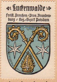 Wappen von Luckenwalde/Coat of arms (crest) of Luckenwalde